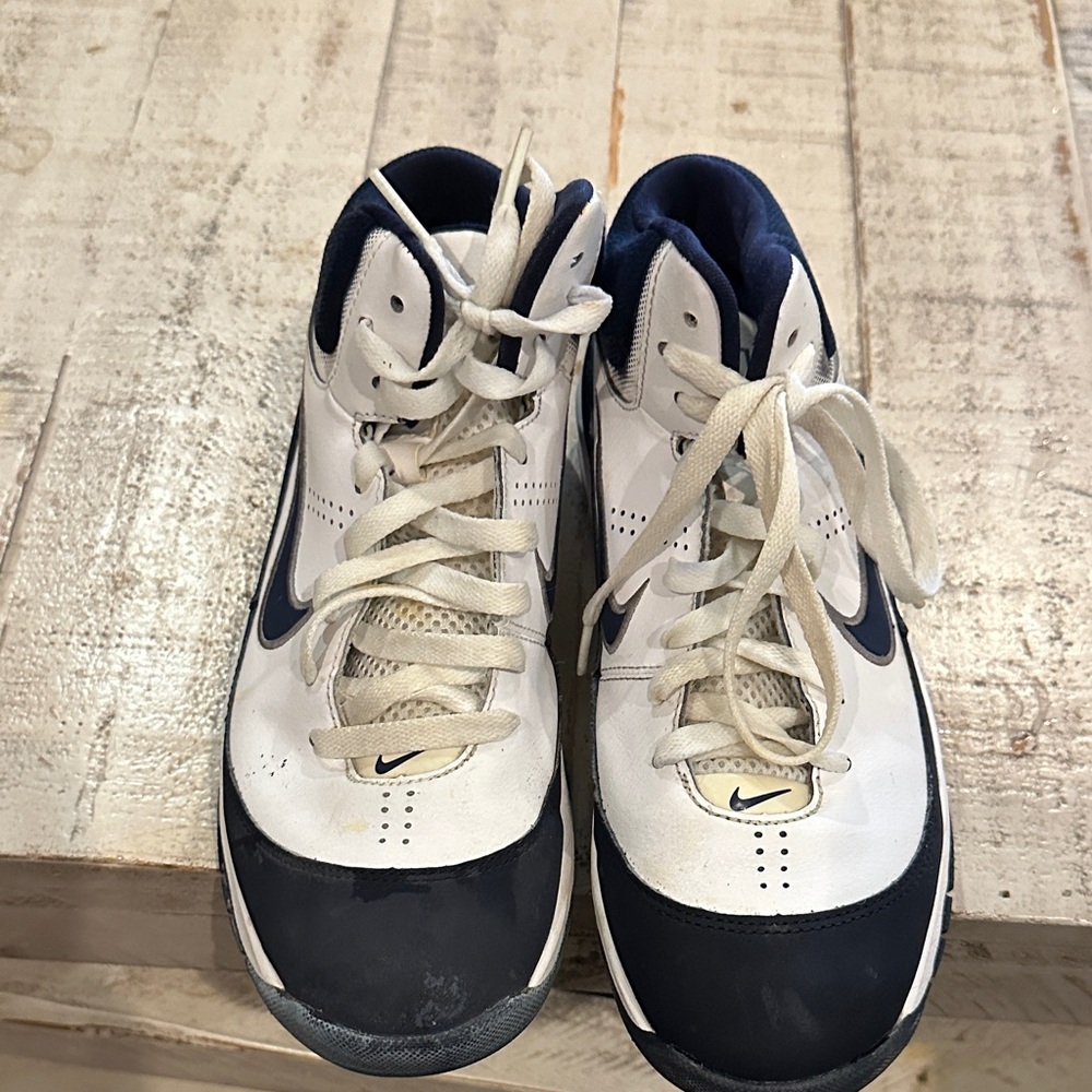 Nike Kid’s White and Navy Sneakers
